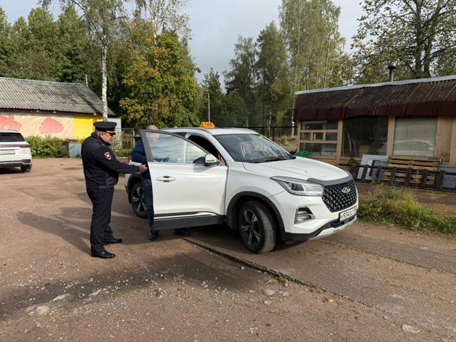 В Выборгском районе Ленобласти вновь проверяли такси